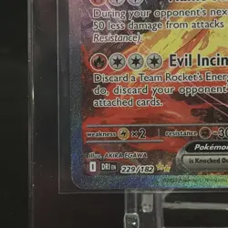 Pokemon Team Rocket's Moltres EX SIR Stamped Promo Destined Rivals 229/182 NM - Image 5