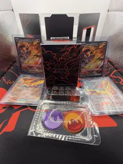 Pokemon TCG Team Rocket's 2 Moltres ex Destined Rivals Stamped UPC Promo Set - Image 1