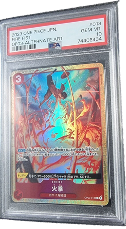 One Piece - Fire Fist op03-018 - PSA 10 - Jap - Image 2