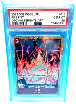 One Piece - Fire Fist op03-018 - PSA 10 - Jap - Image 3