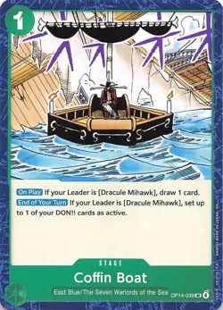 Coffin Boat OP14-039 The Azure Sea's Seven One Piece - Image 1