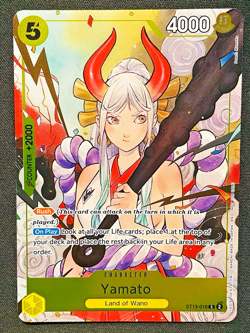 CARD ONE PIECE TCG - Yamato ST13-018 U.S Exclusive Promo NEAR MINT English - Image 1
