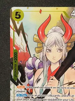 CARD ONE PIECE TCG - Yamato ST13-018 U.S Exclusive Promo NEAR MINT English - Image 2