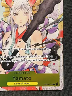 CARD ONE PIECE TCG - Yamato ST13-018 U.S Exclusive Promo NEAR MINT English - Image 4