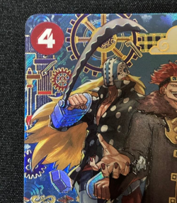 Kid & Killer EB01-003 SP SR The Azure Sea's Seven Japanese ONE PIECE Card NM - Image 4