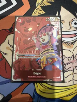 Bepo Winner Promo Pack Vol. 7 One Piece Foil Card P-019 - Image 1