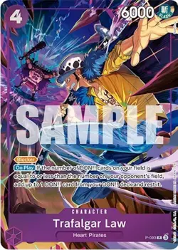 Trafalgar Law (Illustration Box Vol.6) P-093 One Piece Promotion Cards Foil - Image 1