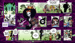 One Piece Playmat Brook Playmat - Basic Spielmatte Unterlage TCG Strawhats Skull - Image 1