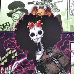 One Piece Playmat Brook Playmat - Basic Spielmatte Unterlage TCG Strawhats Skull - Image 2