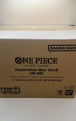 One Piece Card Game IB-06 Illustration Box Vol.6 Case (6x Boxes) 12x OP13 - Image 1
