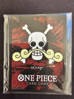 ONE PIECE Card Game Official Don Sleeves Limited Bandai (10pc) - Gol D Roger NEW - Image 1