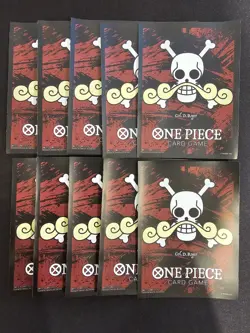 ONE PIECE Card Game Official Don Sleeves Limited Bandai (10pc) - Gol D Roger NEW - Image 2