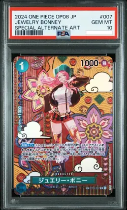 Alternate Art Jewelry Bonney One Piece 2024 OP08 Japanese SP ST02-007 C PSA 10 - Image 1
