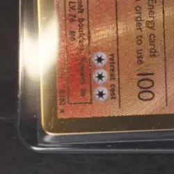 2021 POKEMON CELEBRATIONS CLASSIC COLLECTION UPC #4/102 CHARIZARD GOLD METAL - Image 4