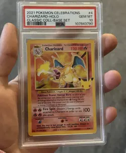 PSA 10 Charizard 4/102 Celebrations Classic Collection Pokemon Card GEM MINT - Image 1