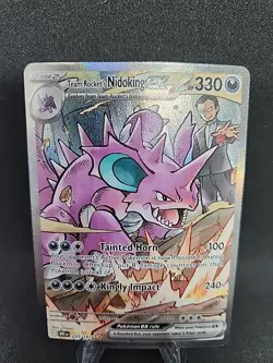 Team Rocket's Nidoking EX 233/182 SIR - Pokemon TCG Destined Rivals - Image 1