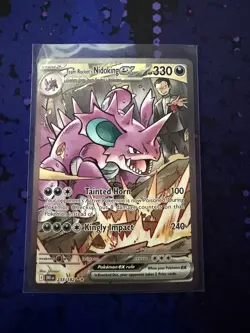 Team Rocket’s Nidoking EX - Destined Rivals SIR 233/182 (NM) Pokemon TCG - Image 1