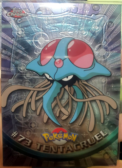 Tentacool and Tentacruel Topps Chrome #72 And #673 Holo Pokemon Cards NM-Mint - Image 1