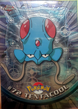 Tentacool and Tentacruel Topps Chrome #72 And #673 Holo Pokemon Cards NM-Mint - Image 2