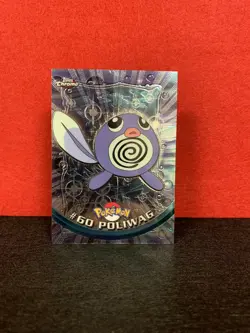 Pokemon Topps Chrome TV Animation Series NM Poliwrath #62 - Image 1