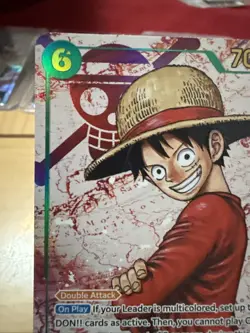 Monkey D. Luffy OP13-118 Alt Art Secret Rare (SEC) NM/M One Piece TCG English - Image 2