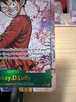 Monkey D. Luffy OP13-118 Alt Art Secret Rare (SEC) NM/M One Piece TCG English - Image 4