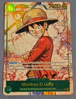 Monkey D. Luffy OP13-118 Alt Art Secret Rare (SEC) NM/M One Piece TCG English - Image 1