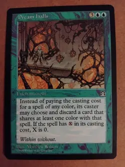 Dream Halls - Stronghold - Lightly Played - MTG Reserved List - Image 1