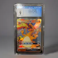Pokemon TCG Charizard GX Hidden Fates Card 9/68 9 mint cgc psa graded - Image 1