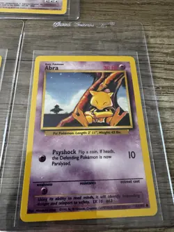 Alakazam Holo Pokemon TCG Base Set Card 1/102 Abra Kadabra Raw Ungraded - Image 4