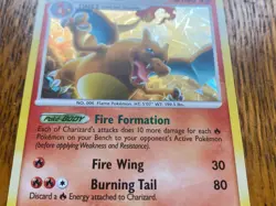 Pokemon TCG Charizard LV.60 Platinum Arceus Holo Rare Card 1/99 LP - Image 4