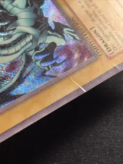 Blue Eyes White Dragon BPT-003 Yu-Gi-Oh Limited Secret Rare Card Played Damaged - Image 5