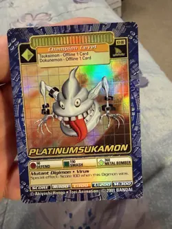 Platinumsukamon St-98 - Digimon Trading Card Game Champion Level Holo Foil - Image 1