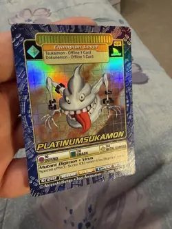 Platinumsukamon St-98 - Digimon Trading Card Game Champion Level Holo Foil - Image 3