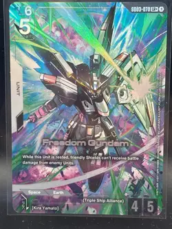 Gundam Card Game - GD03 Steel Requiem GD03-070 LR+ Alt Art - Image 1