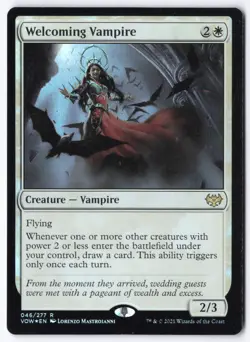 Welcoming Vampire R Innistrad: Crimson Vow 46 LP - Image 1