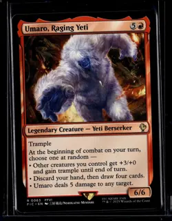 Umaro, Raging Yeti - 63 - FIC - NM - MTG Magic the Gathering - Image 1