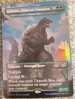 Godzilla, Primeval Champion - Titanoth Rex Ikoria: Lair of Behemoths Foil - Image 1