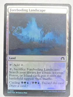 Foreboding Landscape - 221 - Modern Horizons 3 - FOIL MTG X1 - Image 1