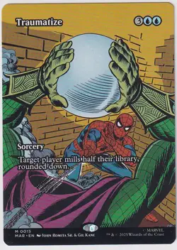 Traumatize (Borderless) Marvel Universe Eternal-Legal MTG Regular - Image 1