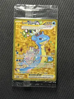Pokemon TCG Lapras ex 164 Sv: Scarlet & Violet Promo Card SEALED - Image 1