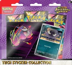 Pokemon Ascended Heros Tech Sticker Collection random 3 pack blister - Image 2