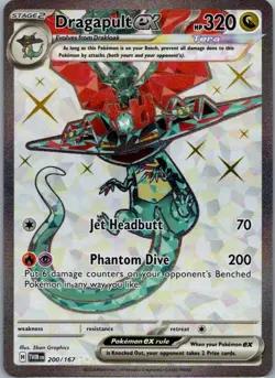 Dragapult ex 200/167 Ultra Rare Twilight Masquerade Pokemon Near Mint - Image 1