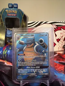 Pokemon TCG Blastoise GX Holo Ultra Rare SM189 Promo 2019 Foil - Image 1