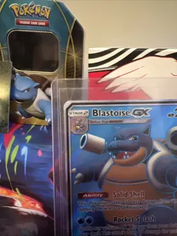 Pokemon TCG Blastoise GX Holo Ultra Rare SM189 Promo 2019 Foil - Image 2