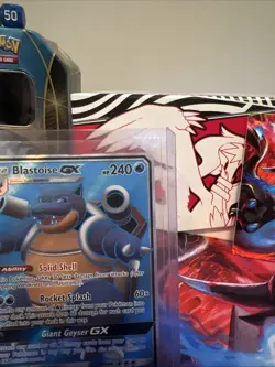 Pokemon TCG Blastoise GX Holo Ultra Rare SM189 Promo 2019 Foil - Image 3