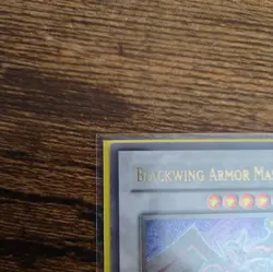 Yugioh Blackwing Armor Master - CRMS-EN041 - Ultimate Rare - Unlimited Ed LP - Image 3