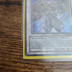 Yugioh Blackwing Armor Master - CRMS-EN041 - Ultimate Rare - Unlimited Ed LP - Image 4