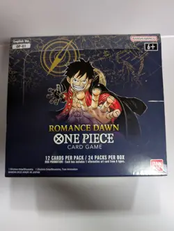 *BLUE BOTTOM FACTORY SEALED* One Piece TCG Romance Dawn Booster Box - Image 1