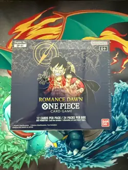 One Piece OP-01 Romance Dawn (Blue Bottom) Factory Sealed Booster box - Image 1